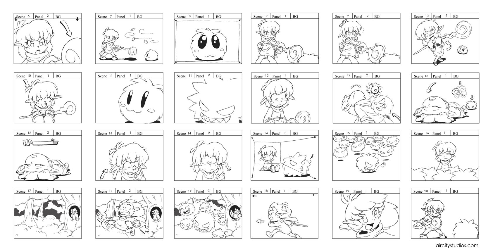 Level 1 Storyboard Samples by Air City on DeviantArt