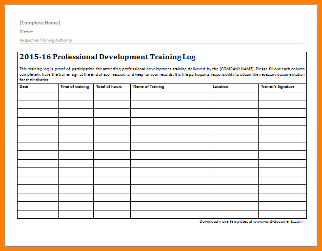 5+ training document Template | new tech timeline