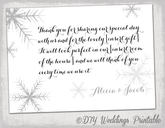 wedding thank you card template   Ecza.solinf.co