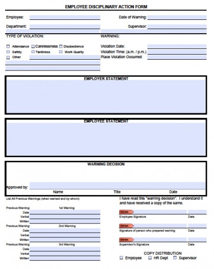disciplinary write up template   Ecza.solinf.co